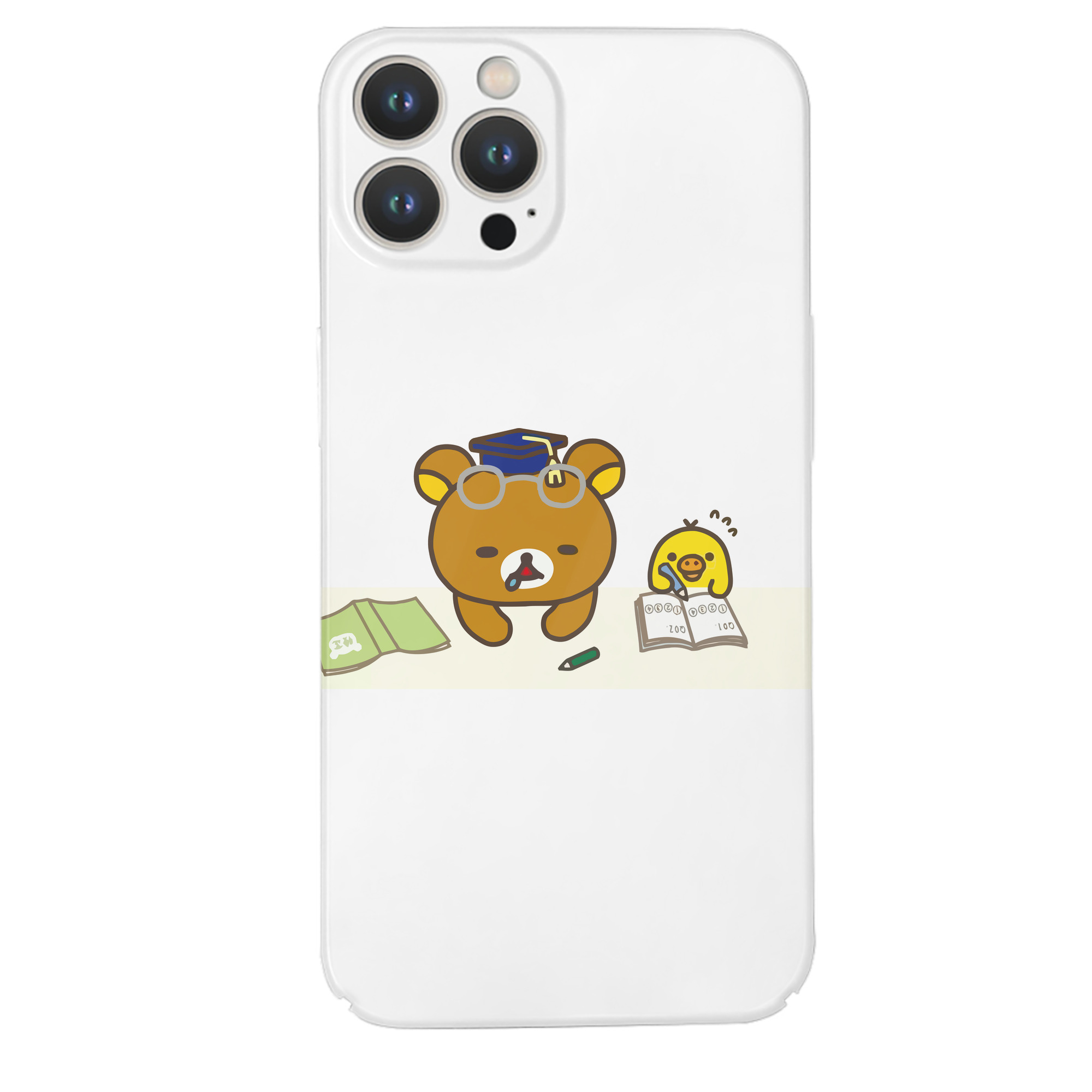 （画像用） リラックマ リラックマ キイロイトリ Rilakkuma Korilakkuma Kiiroitori 【iPhone 14シリーズ対応】ハードケース